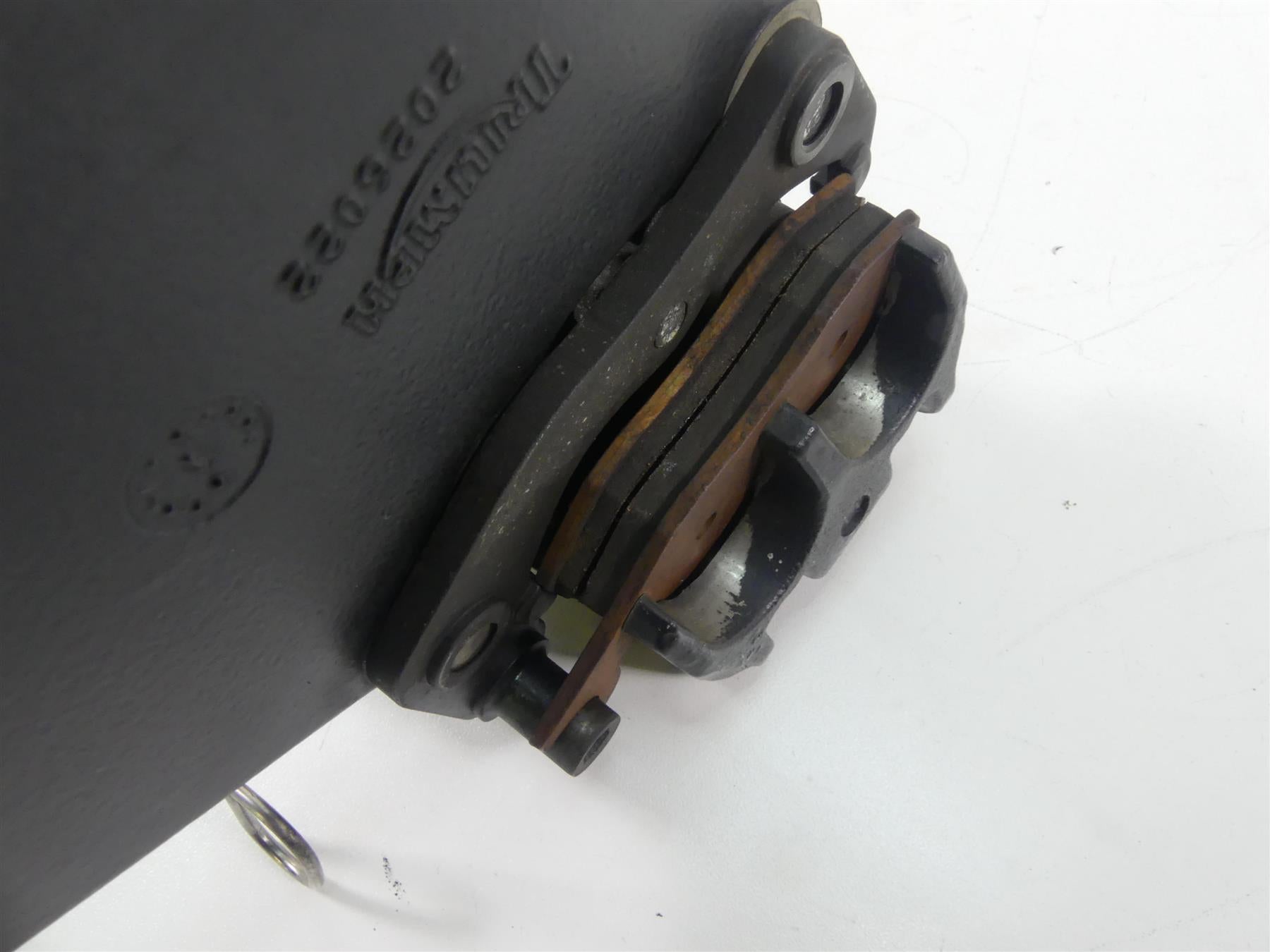 2002 Triumph Bonneville America Rear Brake Caliper & Mount Bracket T2023030 {{ shop.shopifyCountryName }} - Mototech271