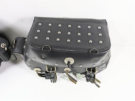 2002 Indian Spirit Deluxe Studded Leather Saddlebag & Mount & Keys Set READ {{ shop.shopifyCountryName }} - Mototech271