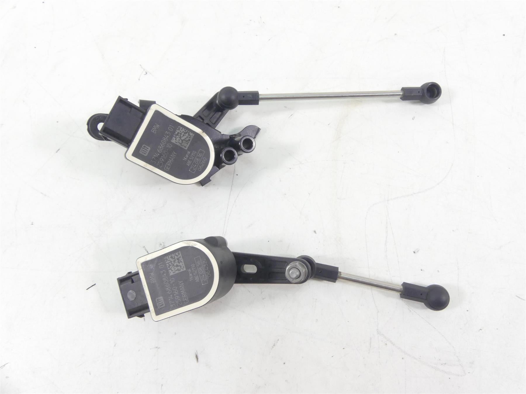 2017 BMW R1200GS GSW K50 Front Rear Bike Esa Leveling Sensor Set 37146870000 | Mototech271