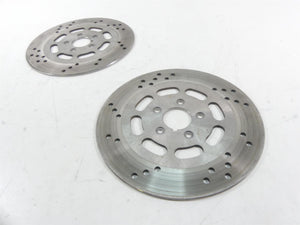 1995 Harley Dyna FXDL Low Rider Sunstar Front Brake Rotor Disc Set 44136-92