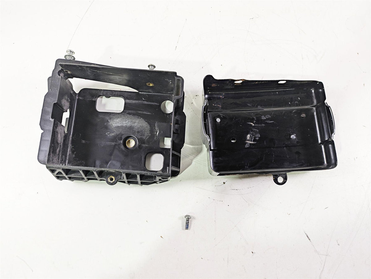 2011 Harley FXDC Dyna Super Glide Right Battery Tray & Cover 70379-06B {{ shop.shopifyCountryName }} - Mototech271