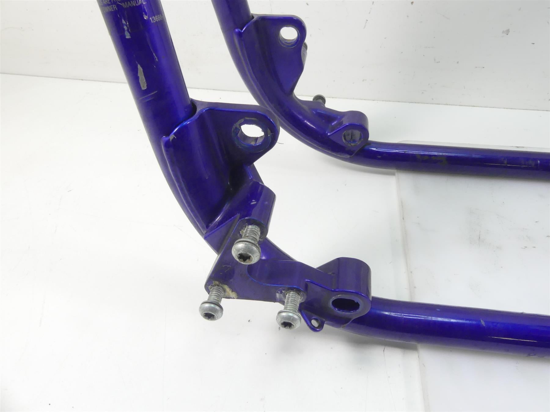 2004 Harley Softail FXSTD SE CVO Deuce Straight Blue Frame Chassis With Texas Salvage Title 46966-04BKO {{ shop.shopifyCountryName }} - Mototech271