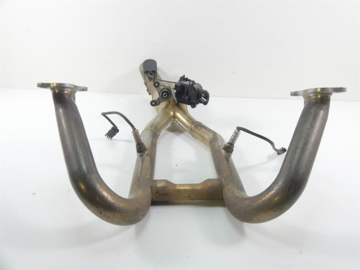 2014 BMW R1200GS K50 Oem Exhaust Header Manifold Pipe + Servo Valve 18518530579 {{ shop.shopifyCountryName }} - Mototech271
