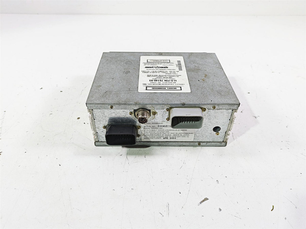 2003 Harley Touring FLHTCUI 100TH E-Glide Radio Cd-Player Stereo - Read 76146-03 {{ shop.shopifyCountryName }} - Mototech271