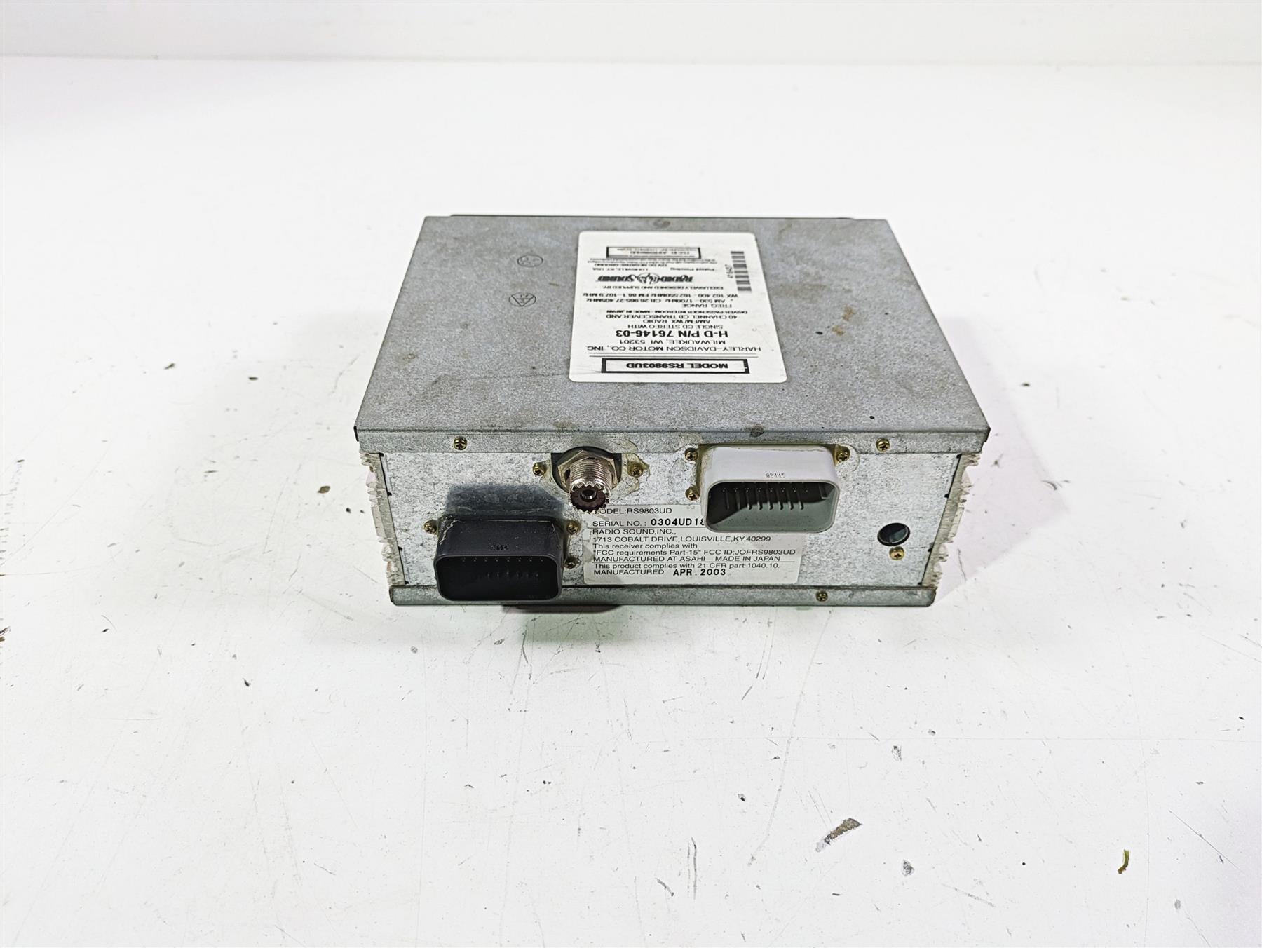 2003 Harley Touring FLHTCUI 100TH E-Glide Radio Cd-Player Stereo - Read 76146-03 {{ shop.shopifyCountryName }} - Mototech271