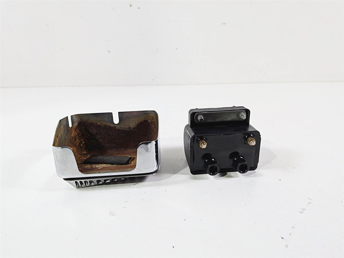 1996 Harley FLSTC Softail Heritage Ignition Coil & Chrome Cover 31614-83A {{ shop.shopifyCountryName }} - Mototech271