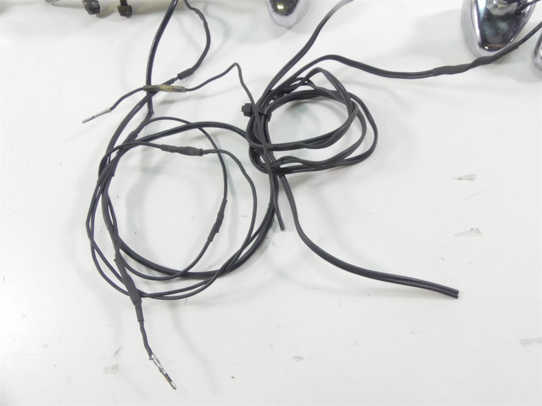 1993 Harley Dyna FXDL Low Rider Vintage Custom Chrome Blinker Turn Signals {{ shop.shopifyCountryName }} - Mototech271