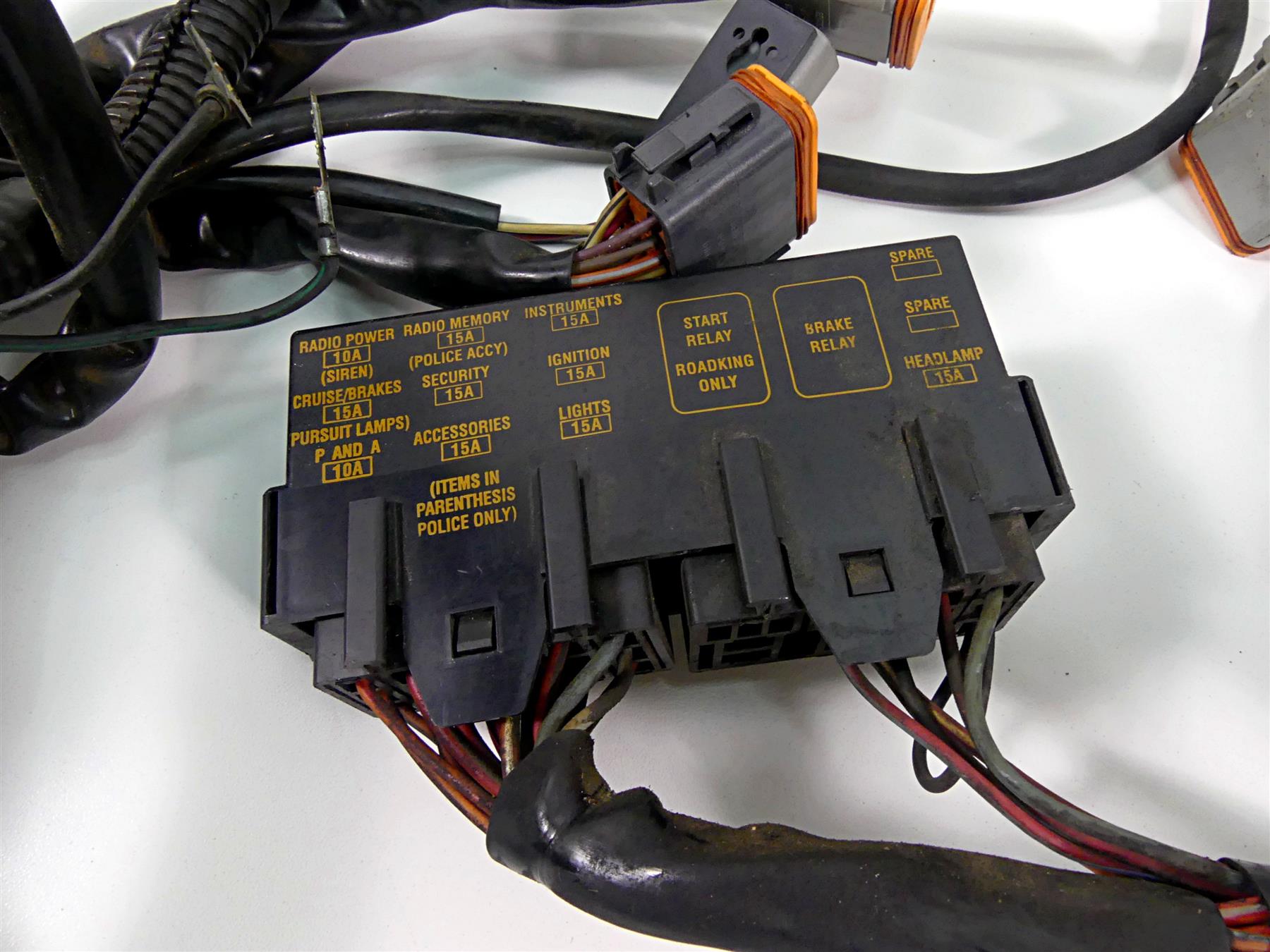 2003 Harley Touring FLHTCI E-Glide 100TH Main Wiring Harness Loom 70985-03 {{ shop.shopifyCountryName }} - Mototech271