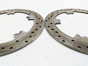 2015 Harley FXDL Dyna Low Rider Front Brake Disc Rotor Set 44553-06A