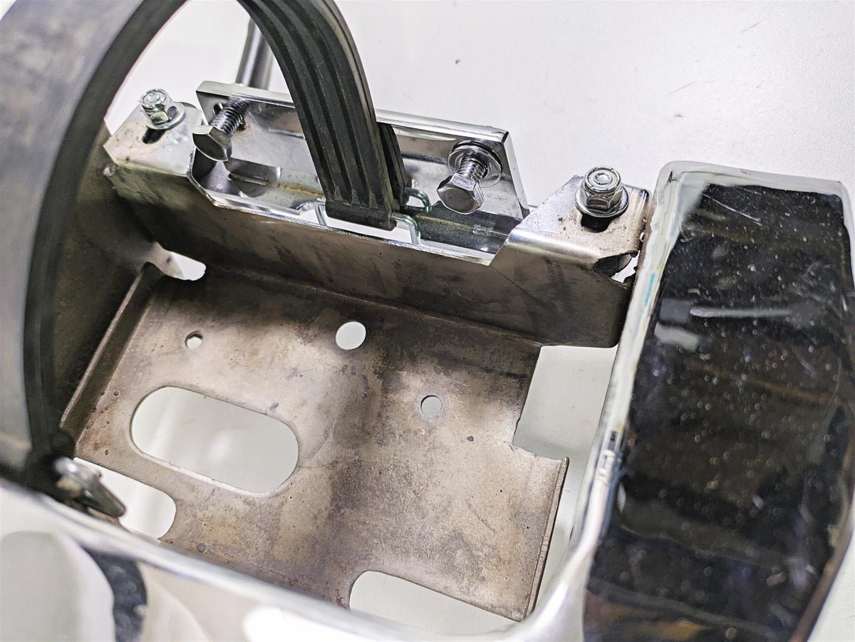 2008 Ultima Motorcycles Fat Bastard Chrome Oil Tank Reservoir & Lines {{ shop.shopifyCountryName }} - Mototech271