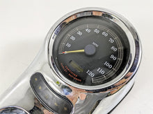 Load image into Gallery viewer, 00-07 Harley Softail Deuce Speedometer &amp; Chrome Dash Cover 68901-00 71439
