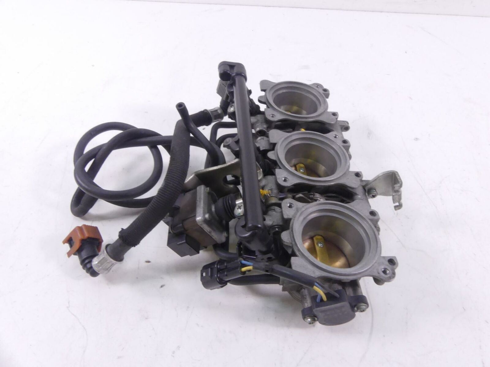 2009 Triumph Street Triple 675R Keihin Throttle Body Fuel Injection T1240478 {{ shop.shopifyCountryName }} - Mototech271
