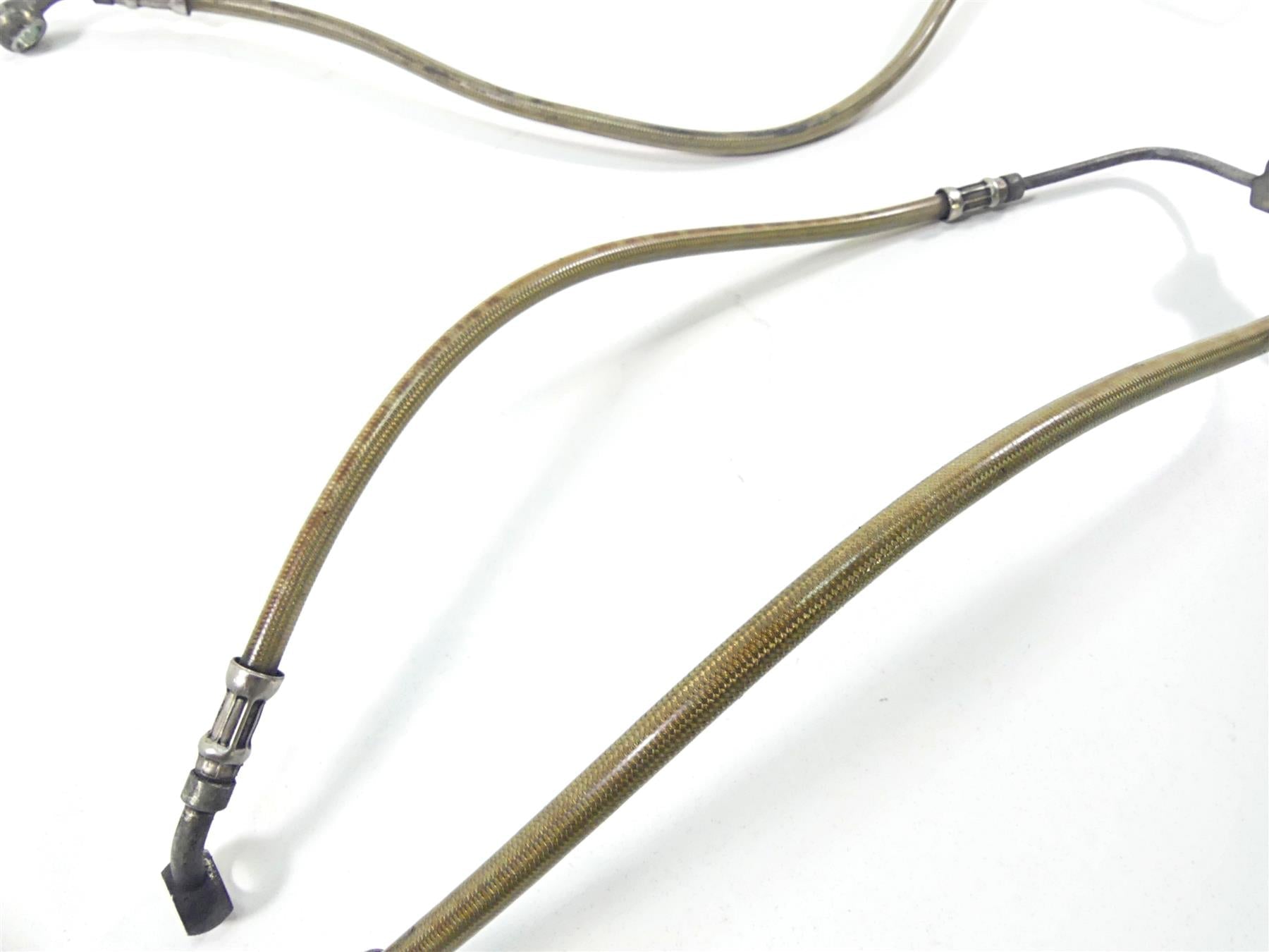 2014 Harley VRSCF Muscle V-Rod Front Abs Brake Line Hose Set 42022-09A 42021-09 {{ shop.shopifyCountryName }} - Mototech271