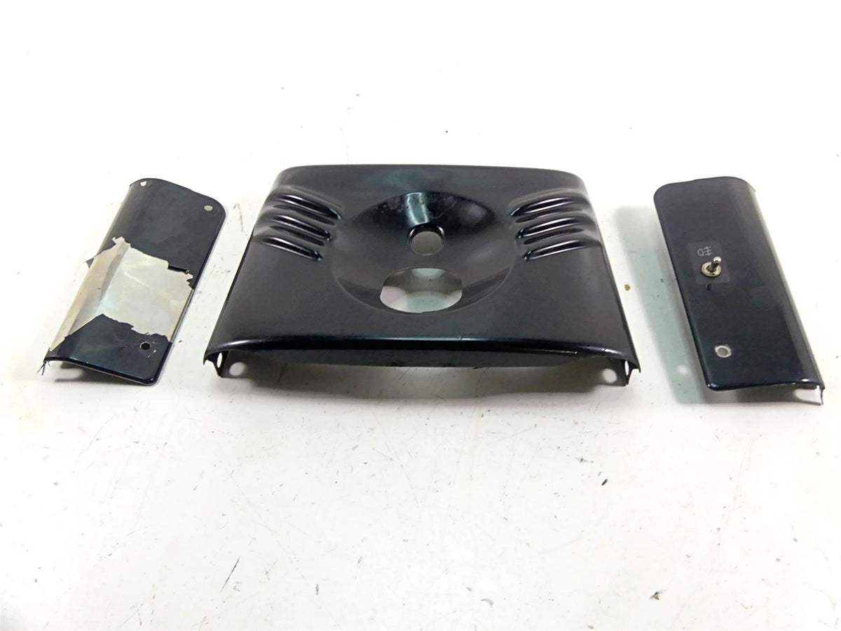 2013 Harley Softail FLSTFB Fat Boy Lo Headlight Fork Cover Panel Set 67987-10BHP {{ shop.shopifyCountryName }} - Mototech271