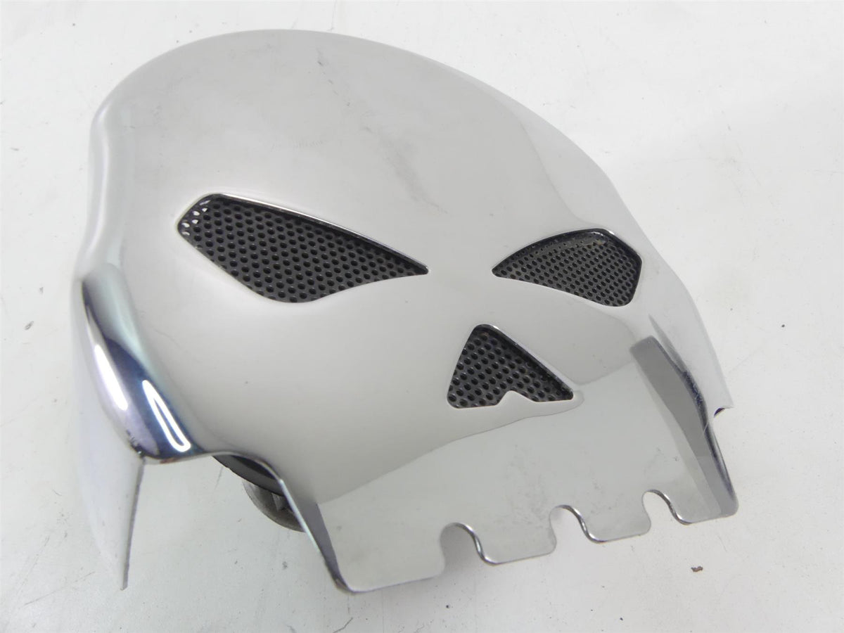 2005 Harley FXDWGI Dyna Wide Glide Horn With Chrome Skull Cover 61300478A {{ shop.shopifyCountryName }} - Mototech271