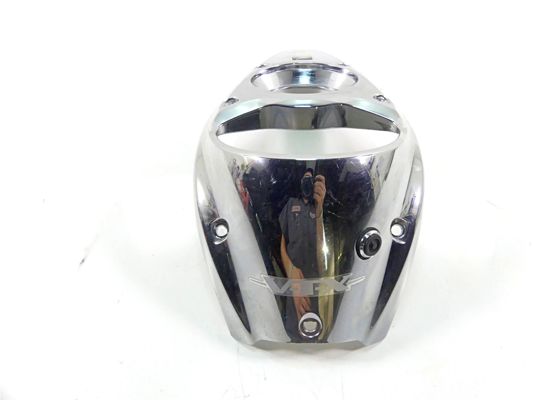2007 Honda VTX1800 T2 Fuel Gas Petrol Tank Dash Chrome Cover 17621-MCV-000 {{ shop.shopifyCountryName }} - Mototech271
