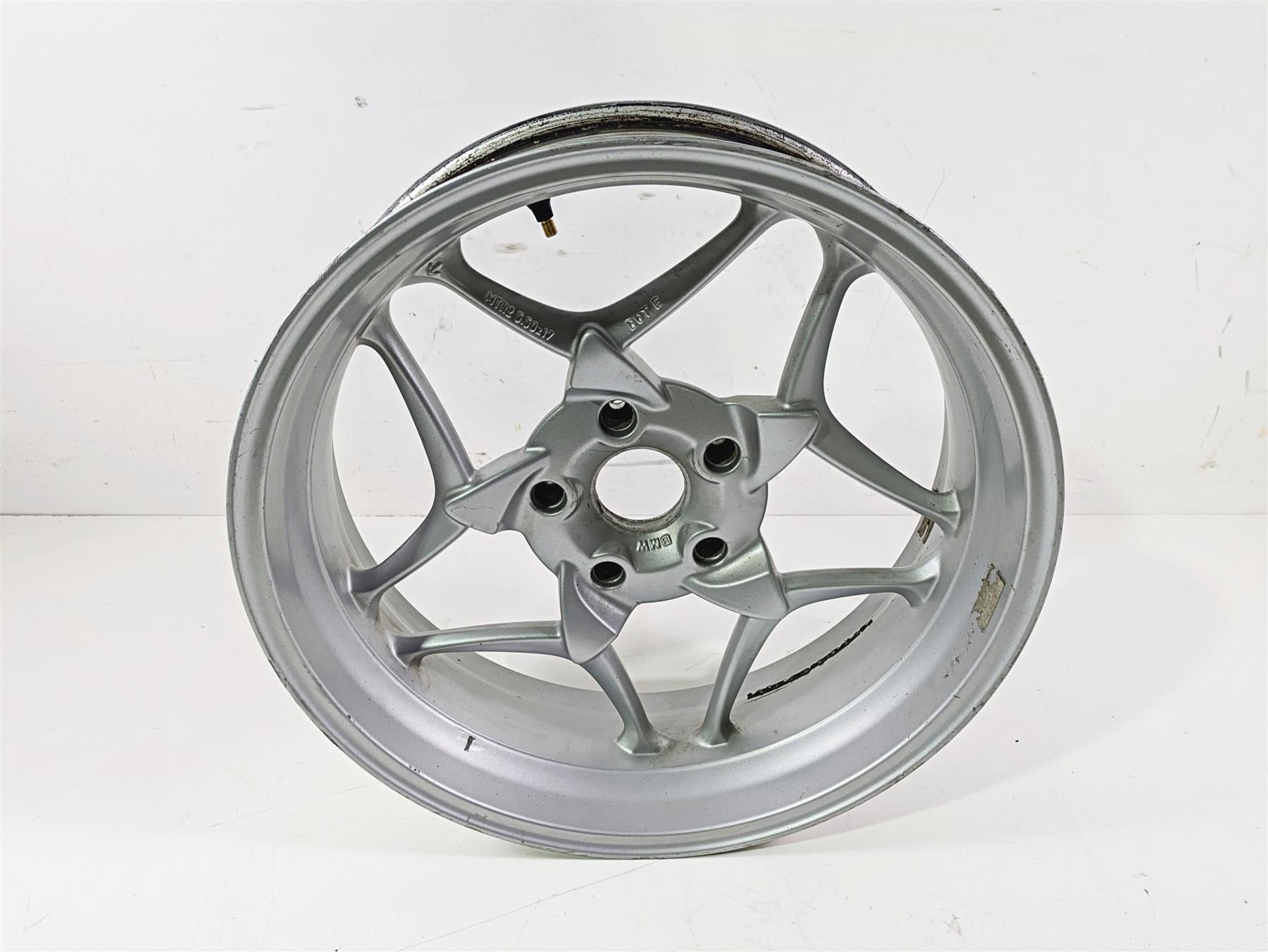 2009 BMW R1200RT K26 Straight 17x5.5 Rear Wheel Rim 36317683070 {{ shop.shopifyCountryName }} - Mototech271