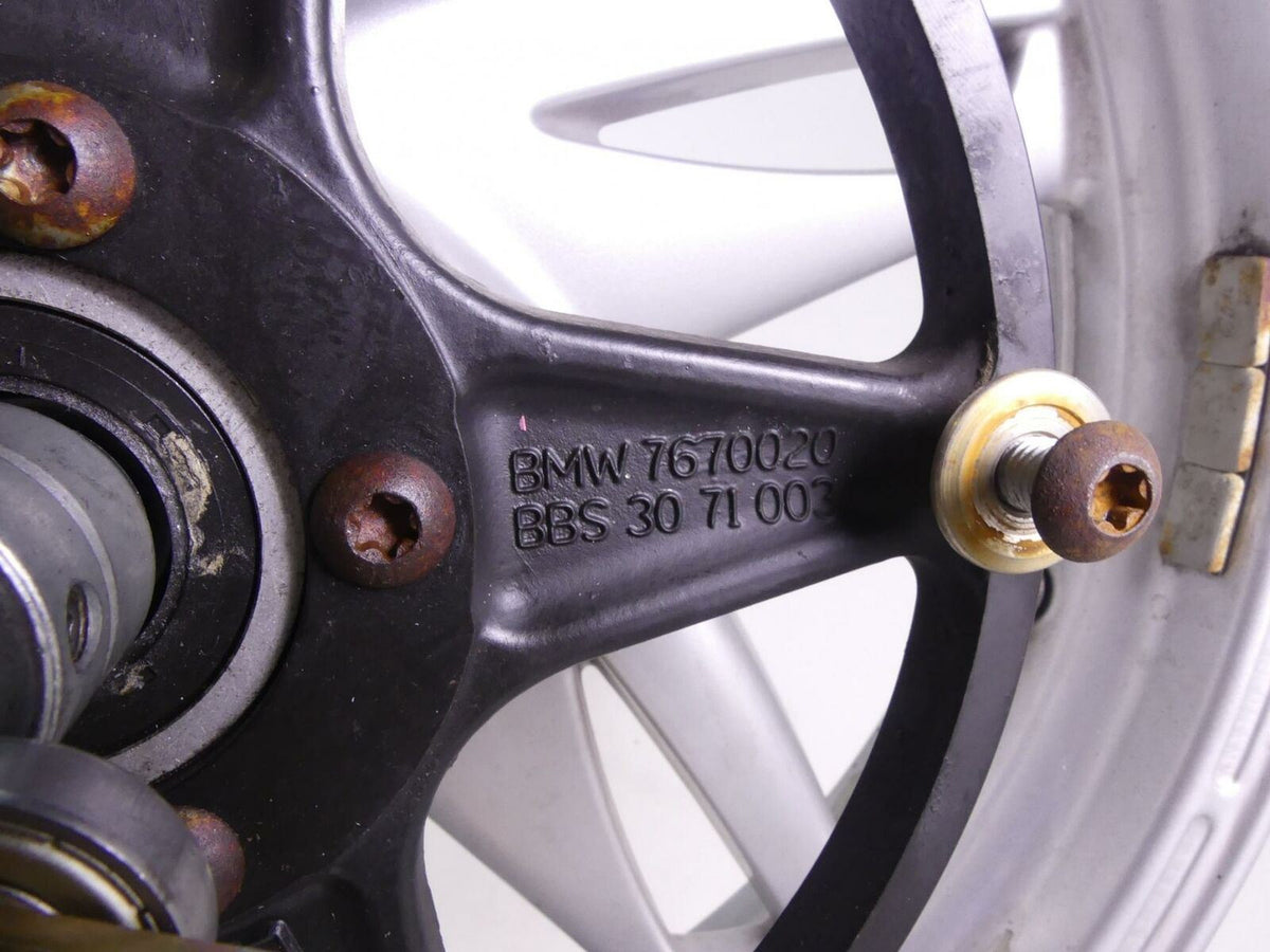 2003 BMW R1200CL K30 Straight Front 16x3.5 Wheel Rim 36317667445 {{ shop.shopifyCountryName }} - Mototech271