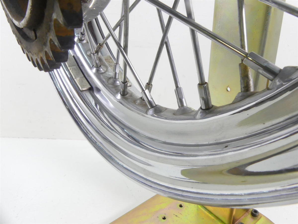 1978 Harley XLH1000 Sportster Ironhead Straight Rear Spoke 16x3 Wheel 40989-70 {{ shop.shopifyCountryName }} - Mototech271