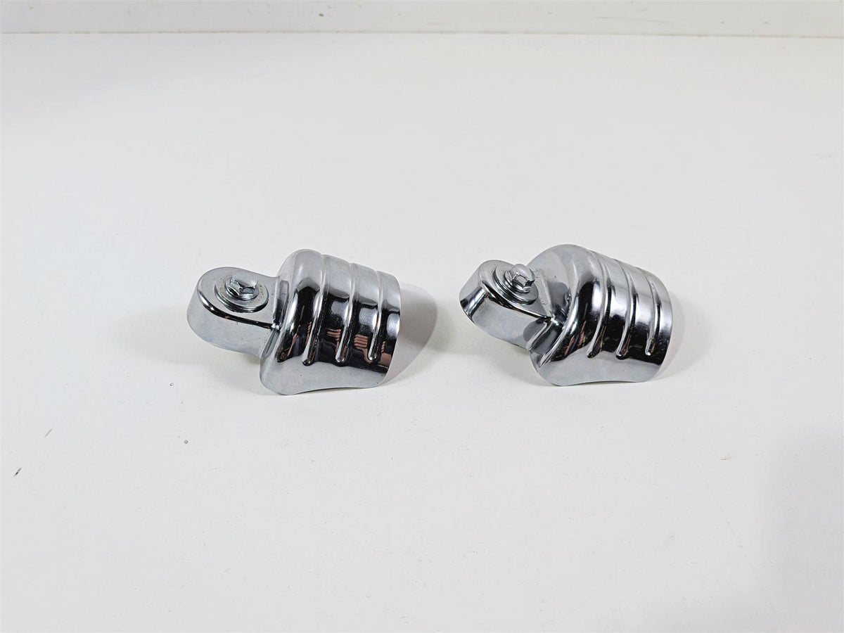2003 Honda V-Twin VTX1800 C Kuryakyn Chrome Rear Shock Top Covers 8261 {{ shop.shopifyCountryName }} - Mototech271