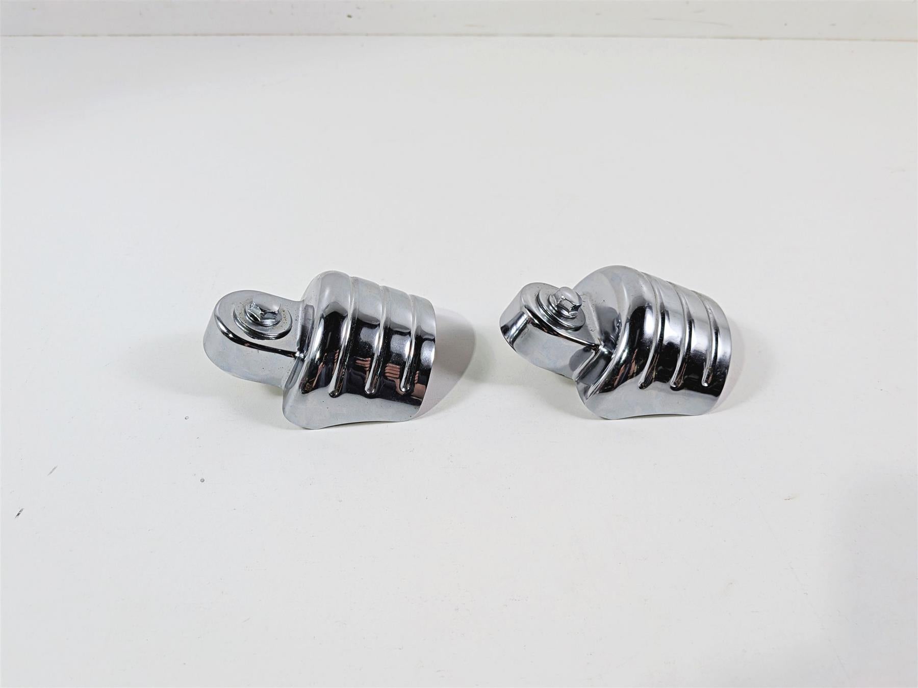 2003 Honda V-Twin VTX1800 C Kuryakyn Chrome Rear Shock Top Covers 8261 {{ shop.shopifyCountryName }} - Mototech271