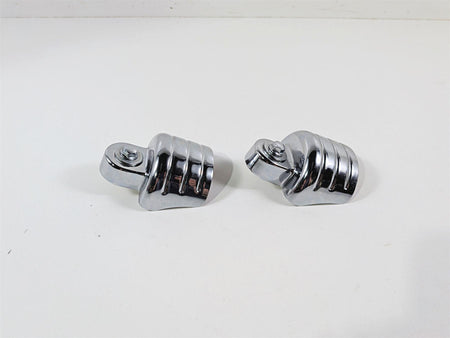 2003 Honda V-Twin VTX1800 C Kuryakyn Chrome Rear Shock Top Covers 8261 {{ shop.shopifyCountryName }} - Mototech271