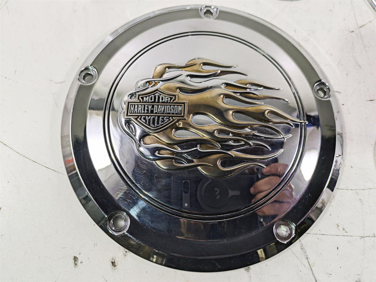 2015 Harley Touring FLHTKL E -Glide Low Gold Flames Chrome Cover Set 61319-09 {{ shop.shopifyCountryName }} - Mototech271