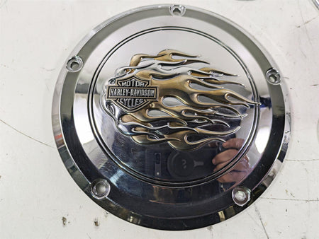 2015 Harley Touring FLHTKL E -Glide Low Gold Flames Chrome Cover Set 61319-09 {{ shop.shopifyCountryName }} - Mototech271