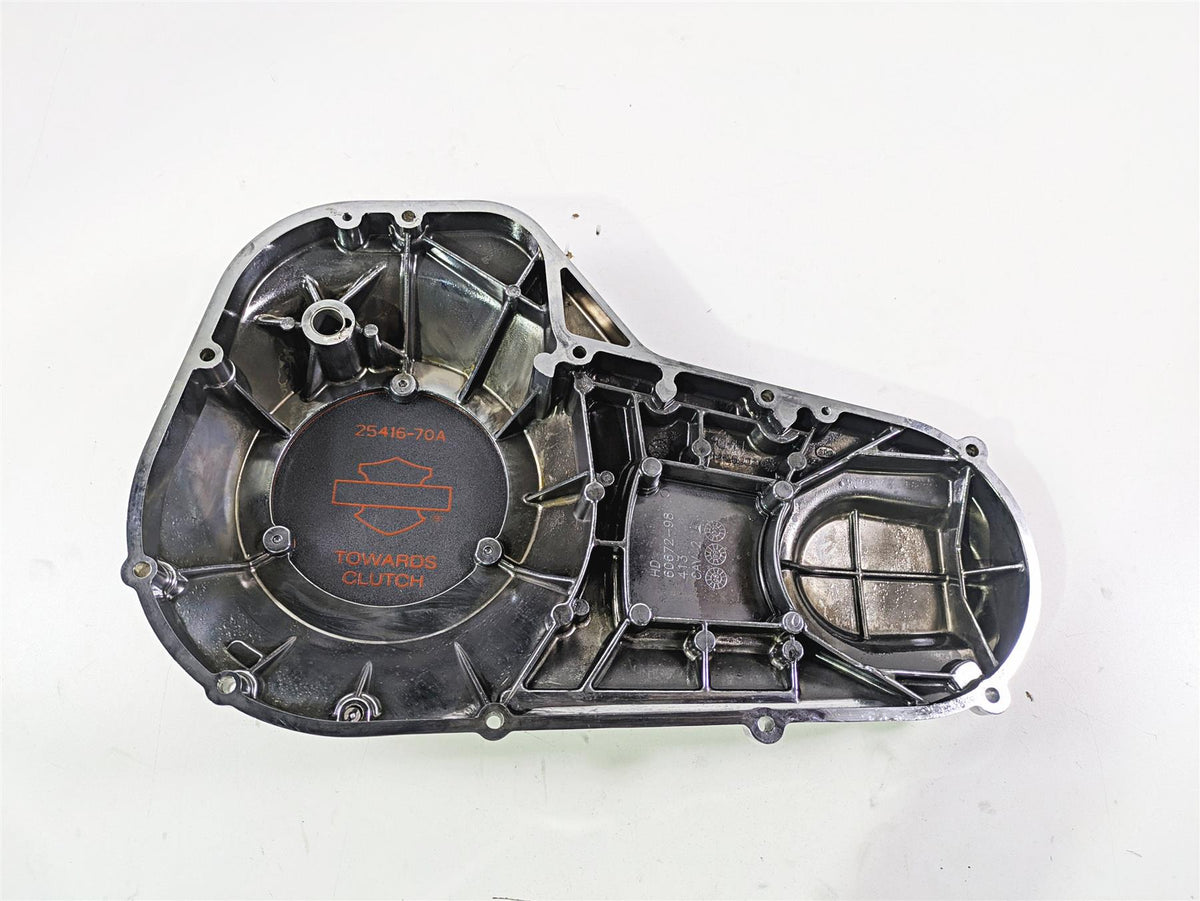 1998 Harley Touring FLHRCI Road King Outer Primary Drive Clutch Cover 60672-98 {{ shop.shopifyCountryName }} - Mototech271
