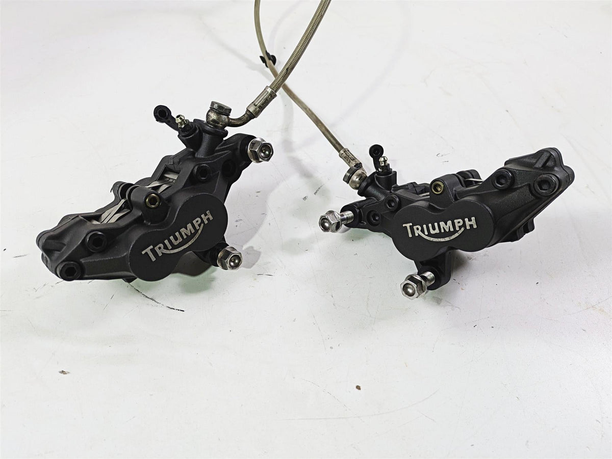 2006 Triumph Rocket 3 Front Brake Caliper Set & Lines T2020837 T2020388 {{ shop.shopifyCountryName }} - Mototech271