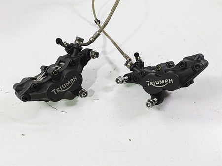 2006 Triumph Rocket 3 Front Brake Caliper Set & Lines T2020837 T2020388 {{ shop.shopifyCountryName }} - Mototech271