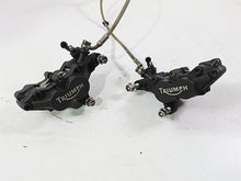 Load image into Gallery viewer, 2006 Triumph Rocket 3 Front Brake Caliper Set &amp; Lines T2020837 T2020388 | Mototech271
