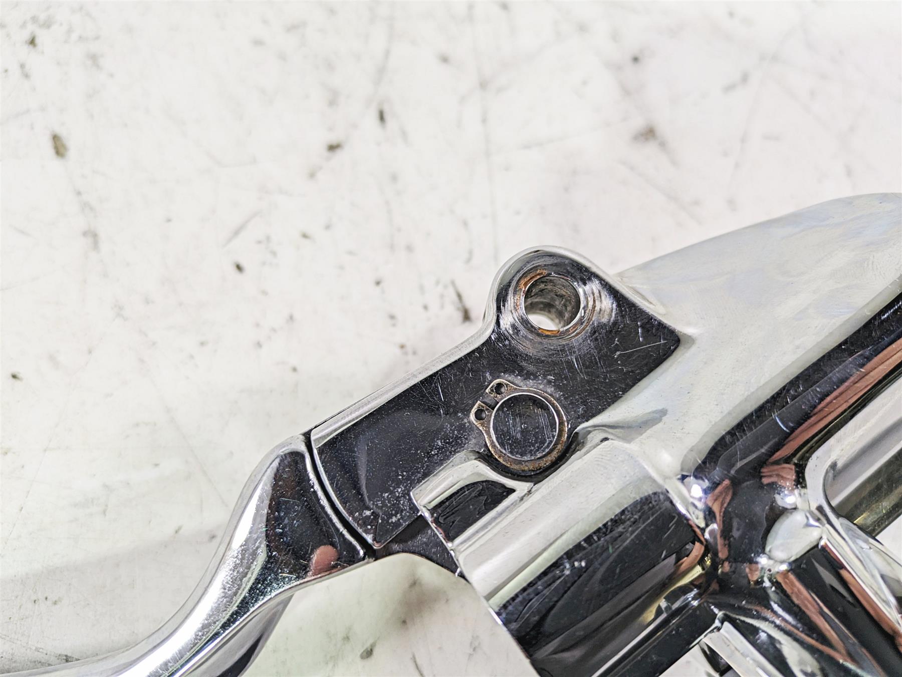 2002 Harley FLSTC Softail Heritage Chrome Front Brake Master Cylinder 45019-96F {{ shop.shopifyCountryName }} - Mototech271
