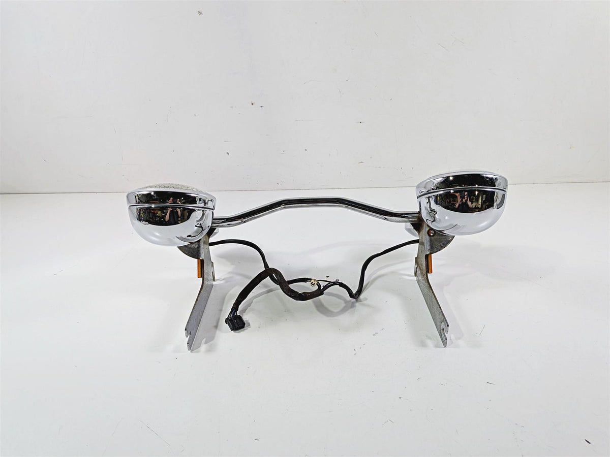 2001 Harley FLHRCI Road King Front Spot Light Blinker Set 68712-94A 68846-98C {{ shop.shopifyCountryName }} - Mototech271