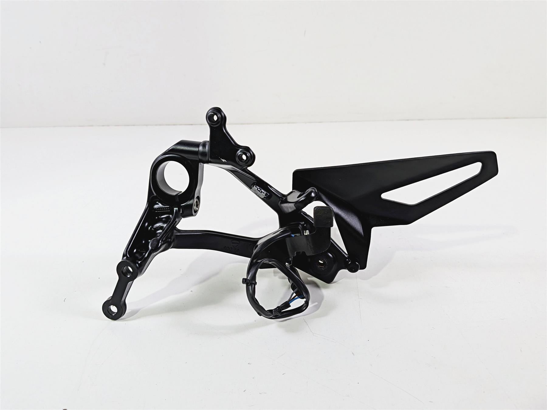 2023 Ducati Streetfighter V4 Black Right Rider Foot Peg & Mount 82414002AB-Mototech271