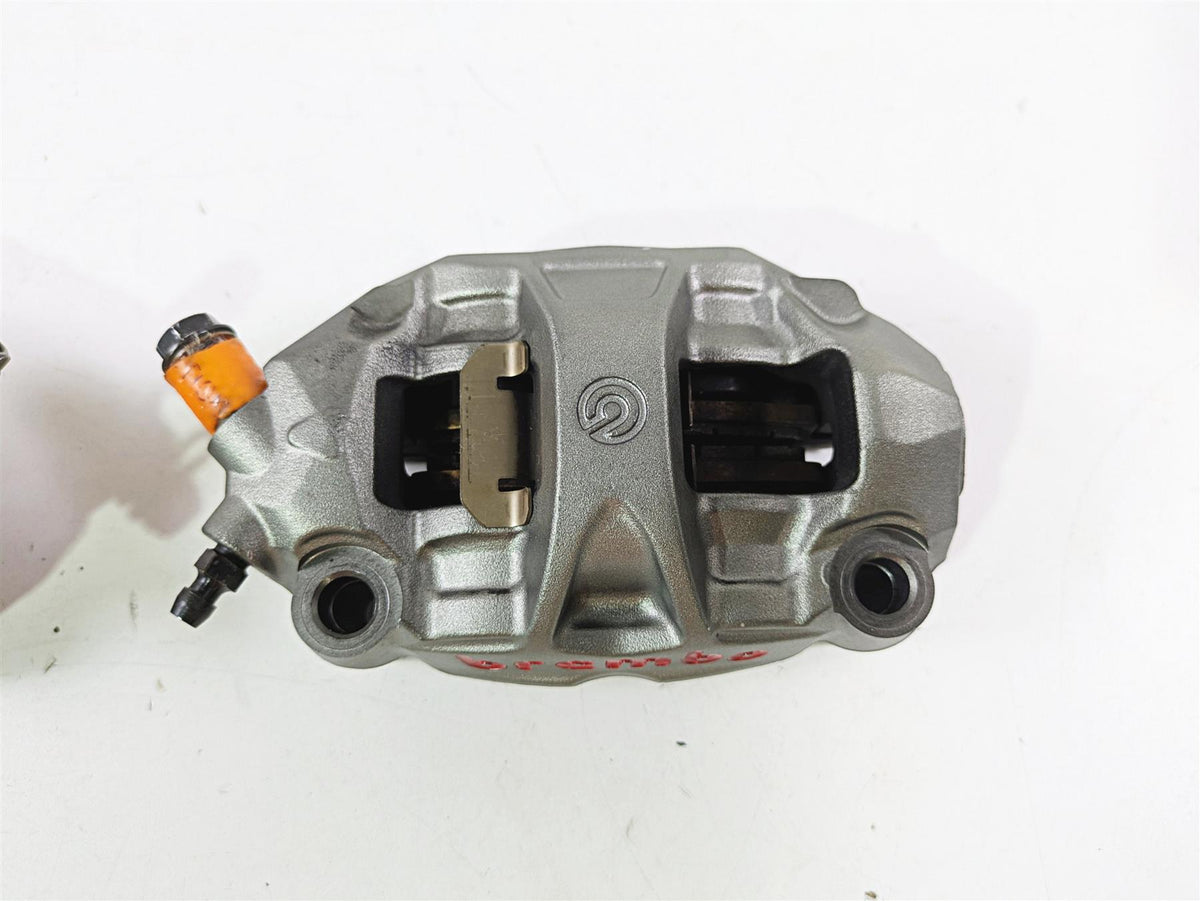 2016 Ducati Monster 1200 S Front Brake Calipers Brembo Monoblock 100mm 61041512A {{ shop.shopifyCountryName }} - Mototech271