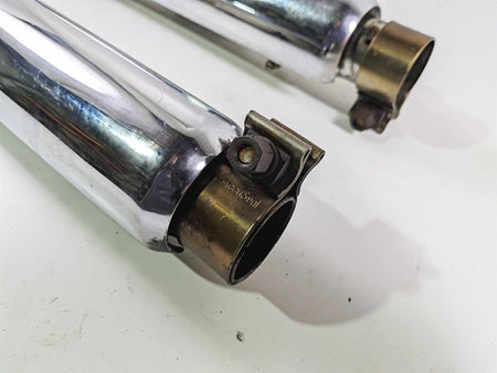 2017 Harley Softail Heritage Classic FLSTC Vance Hines Slash Cut Slip On Pipes 0740RC {{ shop.shopifyCountryName }} - Mototech271