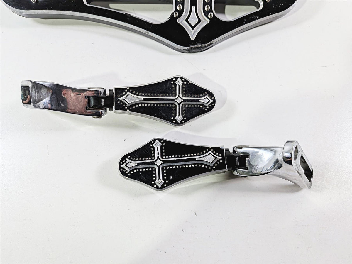 2017 Harley Touring FLHXS Street Glide Precision Billet Darkside Floor Board DRK-410-ALL-BLK {{ shop.shopifyCountryName }} - Mototech271