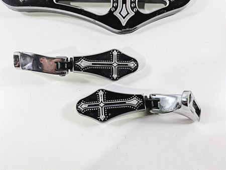 2017 Harley Touring FLHXS Street Glide Precision Billet Darkside Floor Board DRK-410-ALL-BLK {{ shop.shopifyCountryName }} - Mototech271