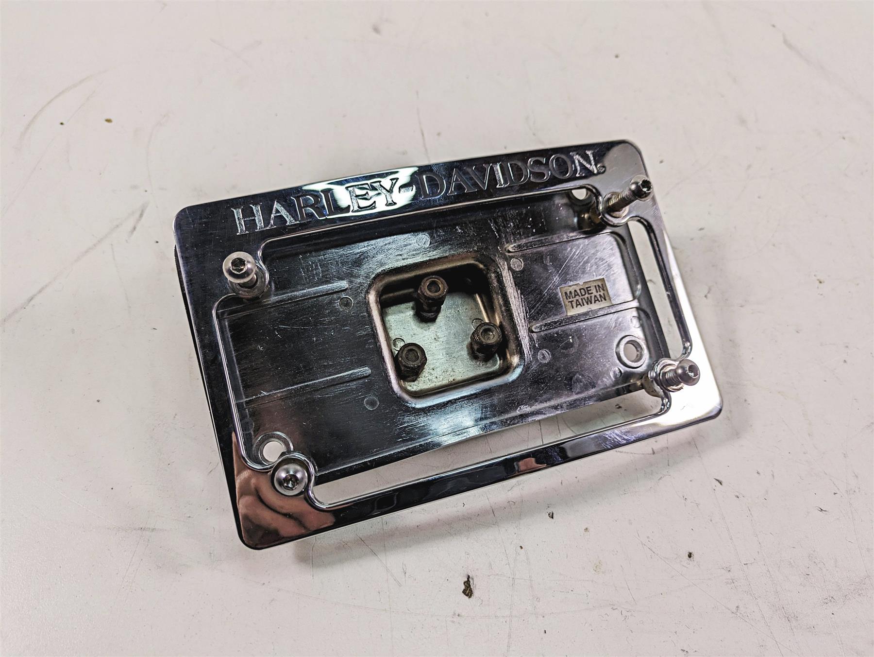 2000 Harley FXSTS Softail Springer Aftermarket License Plate Mount Bracket {{ shop.shopifyCountryName }} - Mototech271