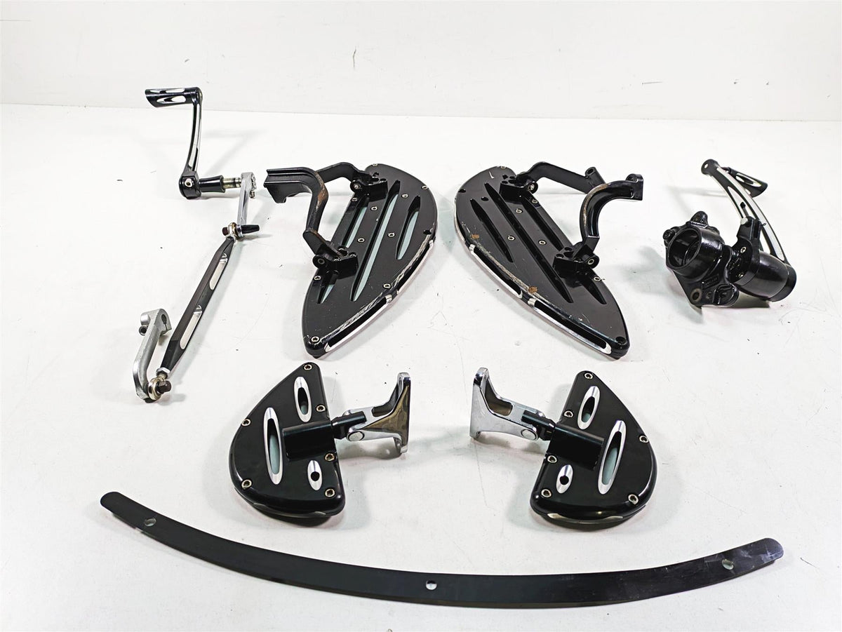 2019 Harley Touring FLHX Street Glide CNC Cut Front Rear Floor Board Pedal Set {{ shop.shopifyCountryName }} - Mototech271