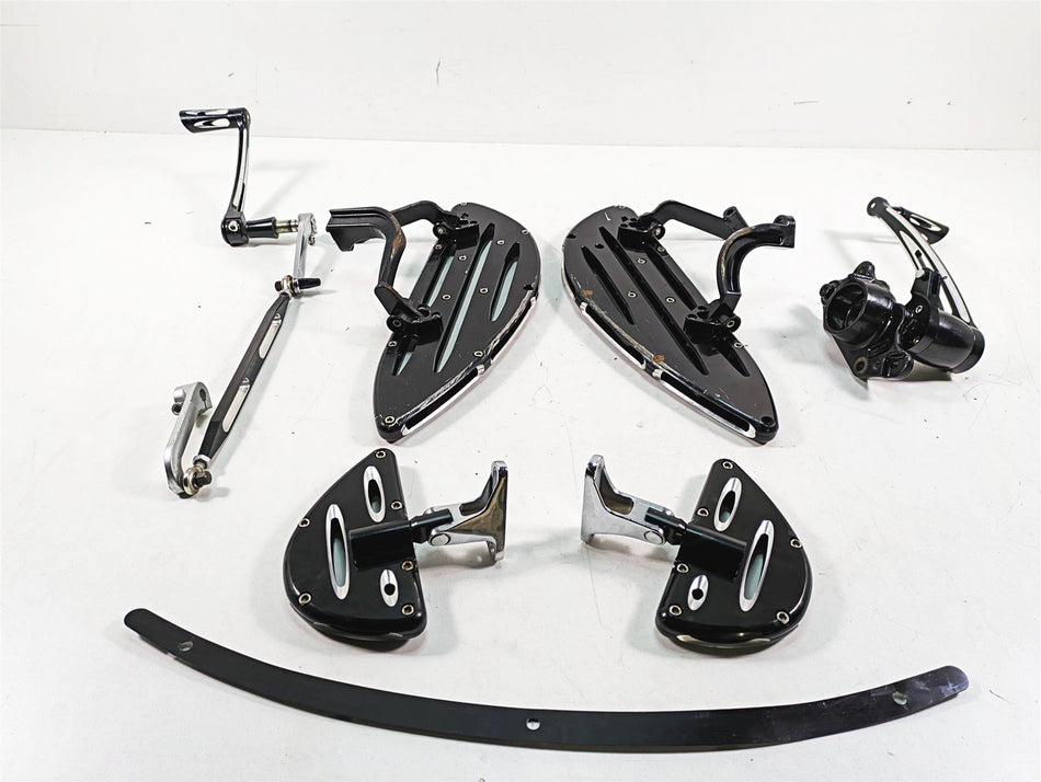 2019 Harley Touring FLHX Street Glide CNC Cut Front Rear Floor Board Pedal Set {{ shop.shopifyCountryName }} - Mototech271
