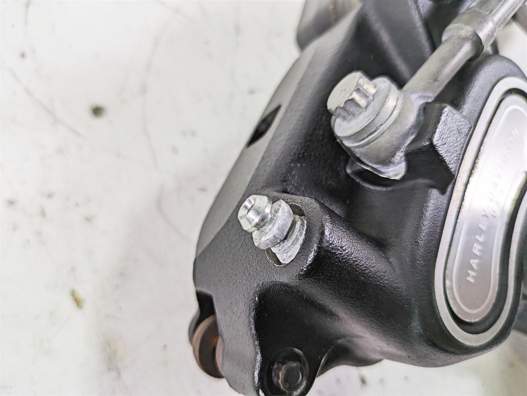 2013 Harley FXDWG Dyna Wide Glide Rear Brake Caliper 25mm + Line 40908-08 {{ shop.shopifyCountryName }} - Mototech271