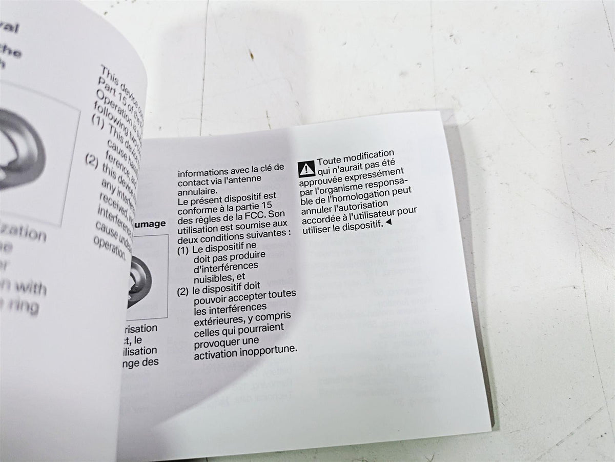 2017 BMW F800GS Adv K75 Owners Manual Book 01408354737 {{ shop.shopifyCountryName }} - Mototech271