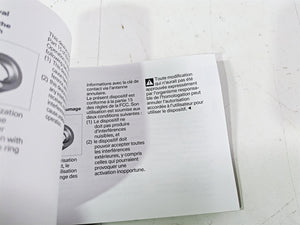 2017 BMW F800GS Adv K75 Owners Manual Book 01408354737 | Mototech271