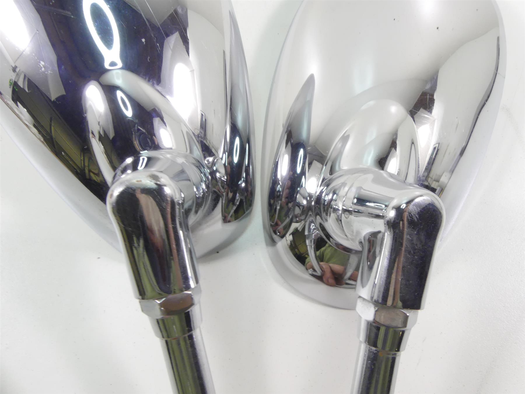 2007 Suzuki M109R VZR1800 Boulevard Chrome Rear View Mirror Set 56600-14G20 {{ shop.shopifyCountryName }} - Mototech271