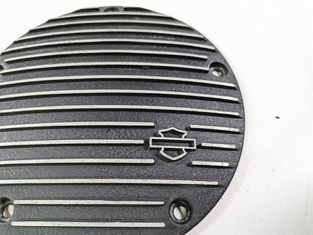 2008 Harley FLSTSB Cross Bones Black Fin Derby Cover 25454-01 {{ shop.shopifyCountryName }} - Mototech271