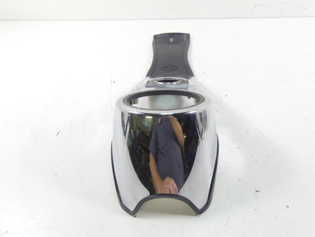 2009 Harley FXDF Dyna Fat Bob Tank Dash Chrome Cover Console 71204-04 {{ shop.shopifyCountryName }} - Mototech271