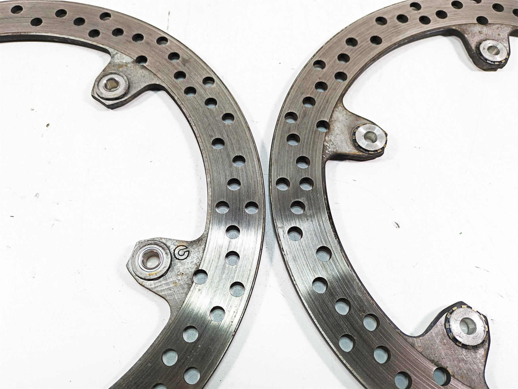 2016 BMW R1200R K53 Front Brembo Brake Disc Rotor 320mm Set 34118526575 {{ shop.shopifyCountryName }} - Mototech271