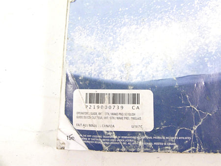 2011 Sea-Doo RXT-X 260 GTX Wake Pro Owners Manual Booklet 219000739 {{ shop.shopifyCountryName }} - Mototech271